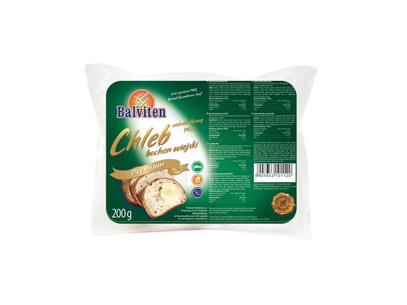 Country loaf bread, low protein PKU 200g