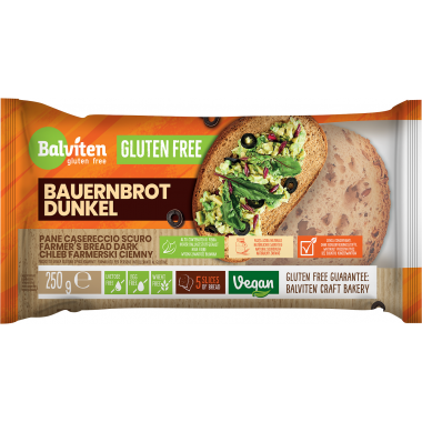 Chleb Bauerbrot dunkel 250g. Chleb farmerski ciemny. Produkt bezglutenowy