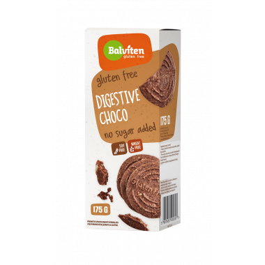 Digestive Choco without sugar 175g. Gluten-free product.