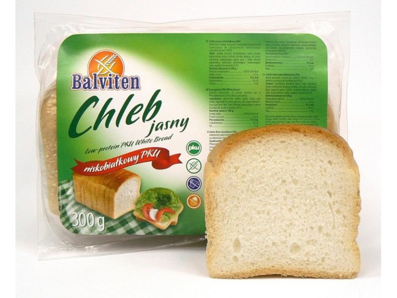Chleb jasny niskobiałkowy PKU 300g