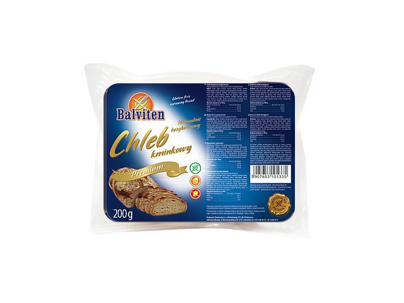 Caraway bread 200g. Gluten-free product