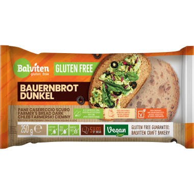 [WYPRZEDAŻ] Chleb Bauerbrot dunkel 250g. Chleb farmerski ciemny. Produkt bezglutenowy