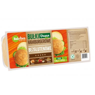 [WYPRZEDAŻ] Bułki hamburgerowe z sezamem 2x70g. Produkt bezglutenowy