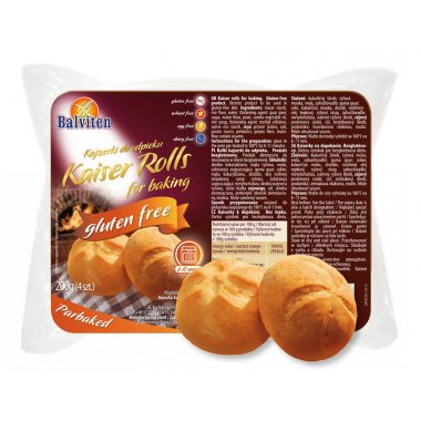 [WYPRZEDAŻ] Do odpieku Bułki kajzerki 4x50g. Produkt bezglutenowy