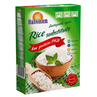 Rice Substitute - niskobiałkowy zastępnik ryżu PKU 400g