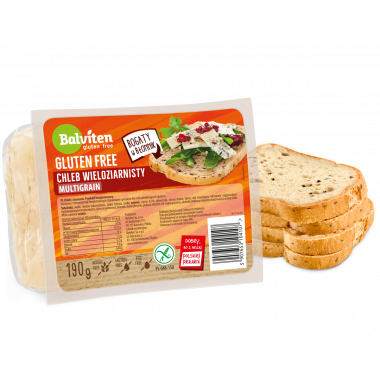 [WYPRZEDAŻ] CHLEB Z ZIARNAMI 190g. Produkt bezglutenowy