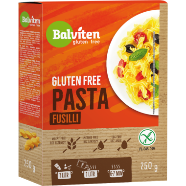 Fusilli pasta 250g. Gluten-free product