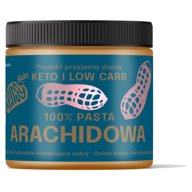 Kensy KETO 100% Pasta Arachidowa 210g. Produkt bezglutenowy