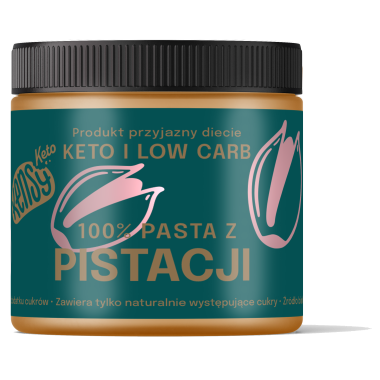Kensy KETO 100% Pasta Pistacjowa 210g. Produkt bezglutenowy