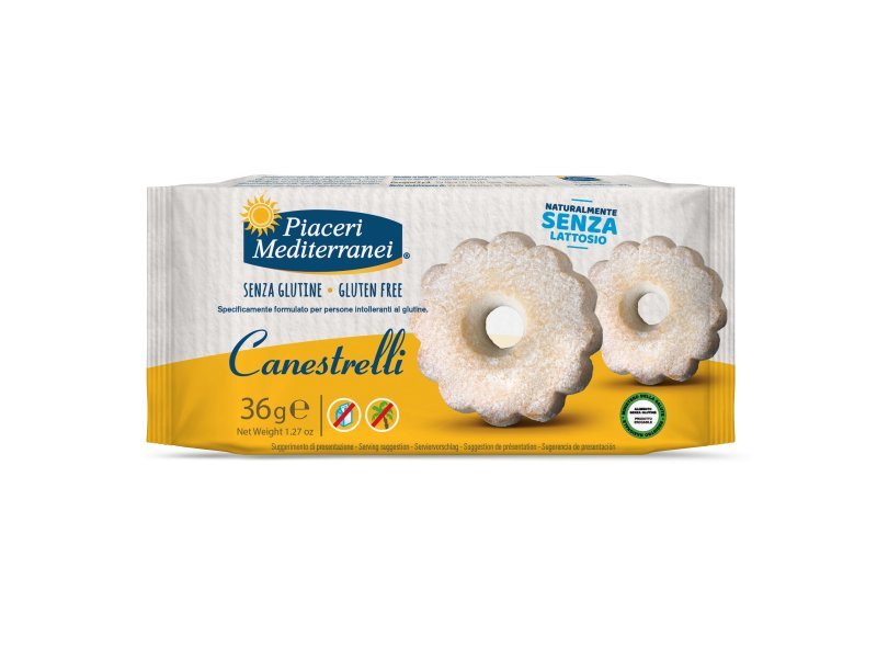 PIACERI butter cookies with powdered sugar 36g. Gluten-free product