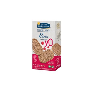 PIACERI cookies with raspberry filling 210g. Gluten-free product