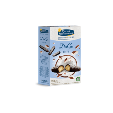 PIACERI chocolate sticks with coconuts 120g. Gluten-free product