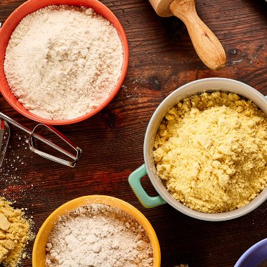 Mixes, flours